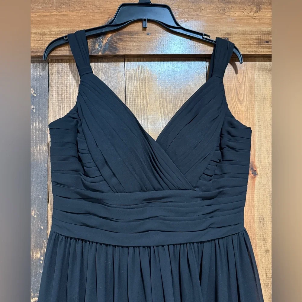 Bill Levkoff Women’s Formal Dress Black Knee‎ Length Cocktail Dress Size 14